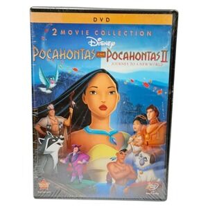 Pocahontas and Pocahontas II DVD Double Feature 2 Movie Collection New Sealed
